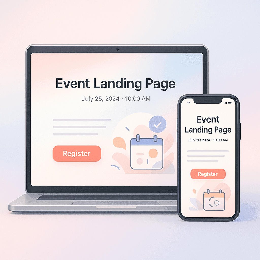 How to Create an Event Landing Page That Converts